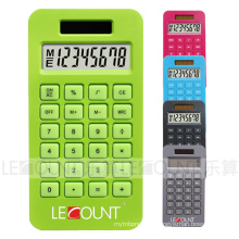 Eco-Friendly 8 dígitos calculadora de desktop de plástico de milho (LC265PLA)